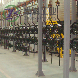 汽车铝轮毂喷油生产线 汽车大小零配件涂装设备生产制造工厂